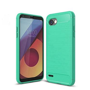 Imagem de Capa para LG G6 mini, toque macio, proteção total, anti-arranhões e impressões digitais + capa de celular resistente a arranhões para LG G6 mini
