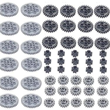 Imagem de ASTEM 54PCS Technic-Parts 8,16,24,and 40 Tooth Gears（Random Colour.）