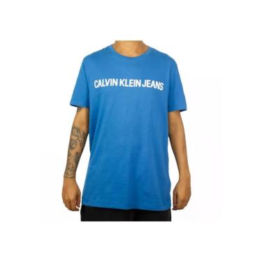 Imagem de Camisa CKJ M/C Algodão Orgânico - J30J307856-0984-Masculino