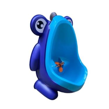 Imagem de Mictório Infantil Sapinho Azul com 3 Ventosas para Desfralde de Menino