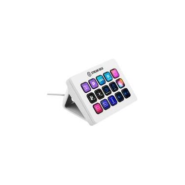 Imagem de Mesa Controladora Streaming Elgato Stream Deck MK.2, 15 teclas LCD, USB, Branco - 10GBA9911