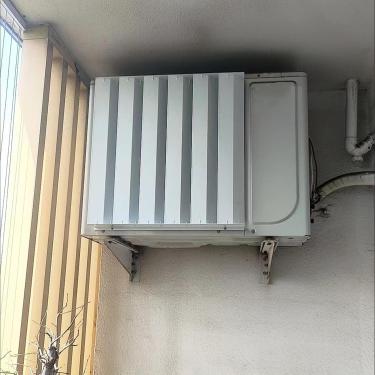 Imagem de Tampas de ar condicionado para unidades externas, defletor de ar condicionado, tampa de ventilação de ar, mudança de direção do vento, tela de veneziana de ventilação, cerca de proteção do c
