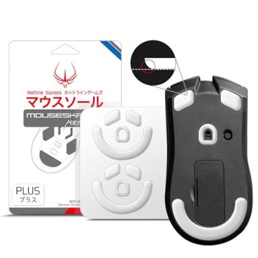 Imagem de Hotline Games 2 conjuntos 3.0 Plus bordas curvas arredondadas patins para mouse compatíveis com Razer Viper V3 HyperSpeed Gaming Mouse substituição de pés, kit profissional de atualização de mouse