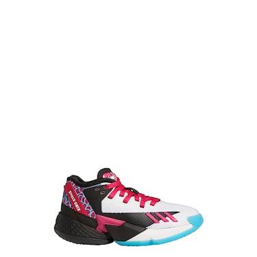 Imagem de adidas D.O.N. Issue #4 Spider Gwen t nis de basquete infantil, Team Shock Pink/Core Black/Cloud Whi, 3 Big Kid