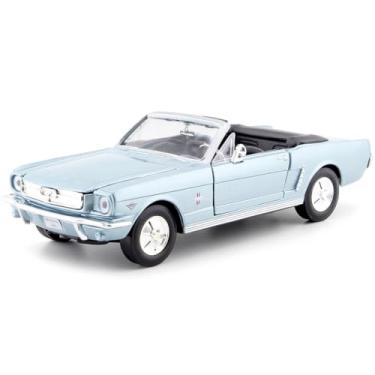 Imagem de Miniatura 1964 1/2 Ford Mustang Conversível Azul Motormax Escala 1:24