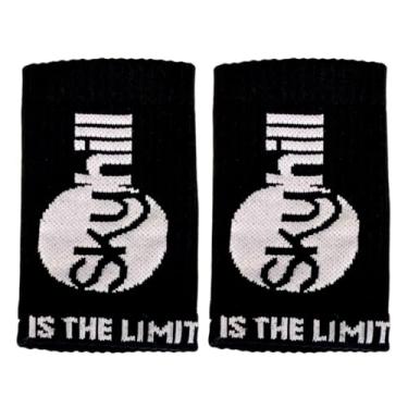 Imagem de Munhequeira Skyhill Canelada Crosfit Cross Training Usar Com Grip Seca Suor Tamanho Único Preto