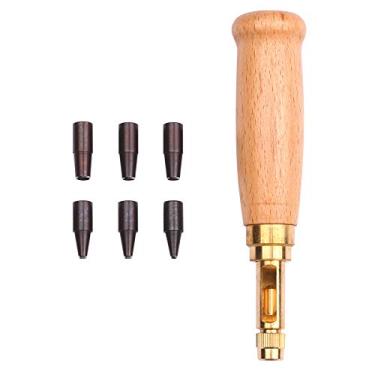 Imagem de Conjunto de Furador Para Cintos, Pulseiras de Relógio, Coleiras Para Cães, Sapatos, Tecido, Faça Você Mesmo, Projetos de Casa Ou Artesa, Perfurador Rotativo Mudo Automático Com Ponta de 6 Tamanho