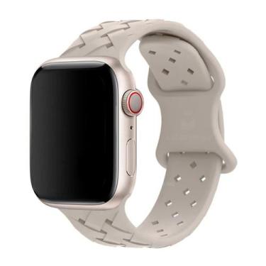 Imagem de Pulseira Silicone Trançada Compatível com Apple Watch - Baú do Viking,