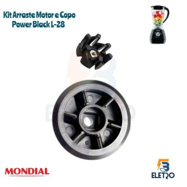 Imagem de Arraste do Copo e do Motor Liquidificador Mondial Power L28