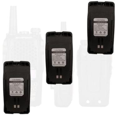 Imagem de Kit 3 Bateria de Rádio Comunicador UV-6R - Lellis Rocha