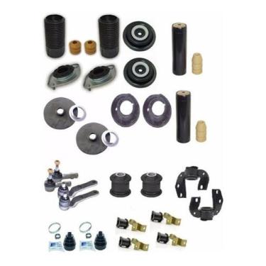 Imagem de Kit Suspensão Dianteira Traseira Corsa Celta 2000 2001 2002 - Qualykit