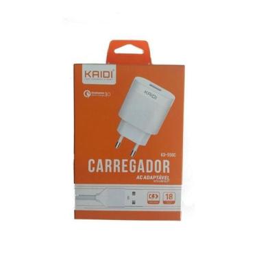 Imagem de Carregador Turbo 3.0 P Celular Cabo Kaidi V8 Qualcomm