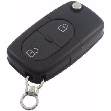 Imagem de Carcaça Chave Canivete Audi A2 A3 A4 Audi TT - 2 Botões Lamina Virgem 