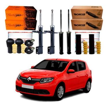 Imagem de Kit Amortecedor Dianteiro Traseiro Sandero 1.0 2015 A 2020 - Cofap