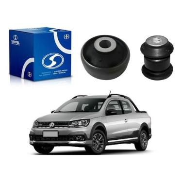 Imagem de Par Bucha Bandeja Dianteira Saveiro Cross G7 1.6 2018 A 2020 - Sampel