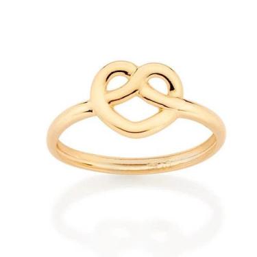 Imagem de Anel banhado ouro 3x 24k 18k e 22k feminino infinito rommanel fino ski