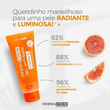 Imagem de Gel Facial Anti Idade Vitamina C 100g DermaChem - Derma Chem