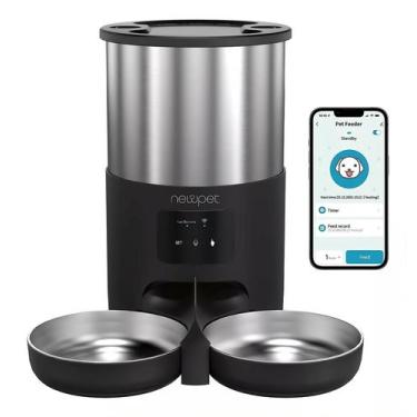 Imagem de Comedouro Pet Robotizado Alimentador Duplo Inteligente 5L APP Wifi Alt