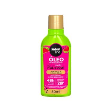 Imagem de Salon Line, Óleo Capilar Reparador, Multy Poderosos, Cachos dos Sonhos, Melancia e Mix de Óleos - Para Todos os Tipos de Cabelos, 50ml