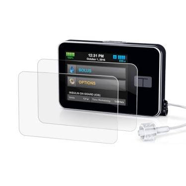Imagem de Healvaluefit Pacote com 2 protetores de tela 9H Nano Flex Tandem tslim x2 bomba, Tandem tSlim x2 Pump Case Friendly, sem rachaduras e lascas tSlim x2 acessórios de bomba para tSlim X2 e tFlex