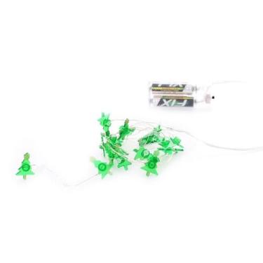 Imagem de Pisca Fio de Cobre Árvores 20L Branco 2AA 2,2m Decoração Iluminação de