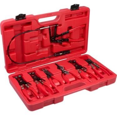 Imagem de Alicate Para Abraçadeiras Das Mangueiras De Água Kit 7 Peças - Dm Ferr