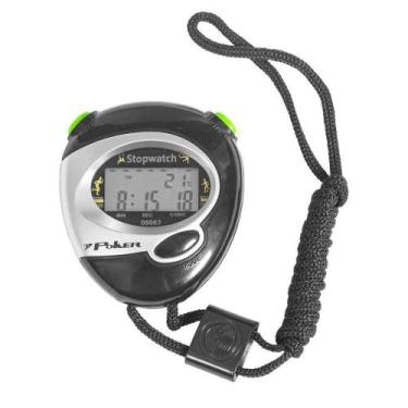 Imagem de Cronômetro Poker Digital Start Stopwatch, Preto e Verde