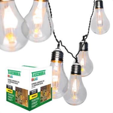 Imagem de 5 Cordão Varal de Luz Cipro Led 10 Lâmpadas Vintage Taschibra