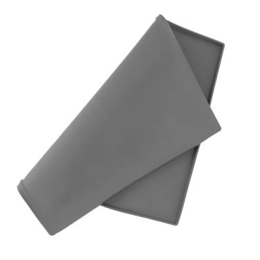 Imagem de Tapete para Churrasqueira Fácil de Limpar Tapete para Churrasqueira Externa de Silicone (17 pol. Cinza)