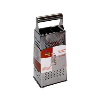 Imagem de Ralador De Aço Inox Original Line 4 Faces Grande Ideal Para Frutas Que