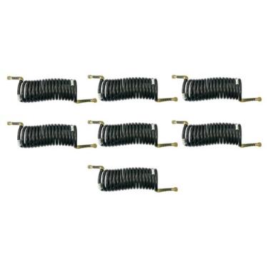Imagem de 7 Mangueira Espiral Carreta Para Freio A Ar Caminhão Preta 5,5mts - TO