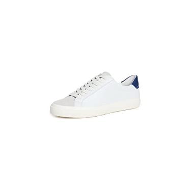 Imagem de Vince Fulton Tênis masculino, Couro branco/azul, 38