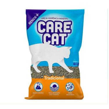 Imagem de Areia Higiênica Carecat Tradicional para Gatos 4kg
