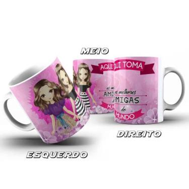 Imagem de Caneca Personalizada Amiga 01 - Zion custon, Branco