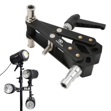 Imagem de Suporte Adaptador Tipo Braçadeira Para Até 3 Iluminadores - Lc01 Greik