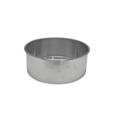 Imagem de Forma de Bolo Redonda de Aluminio Reta Fixa 27x10 cm Doupan