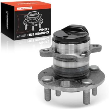 Imagem de A-Premium Rolamento de roda traseira e conjunto de cubo com 5 terminais compatíveis com Nissan Versa 2020-2023, Kicks 2018-2022