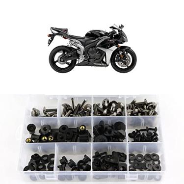Imagem de Kit completo de parafusos de carenagem Xitomer F5, para 2007 2008 2009 2010 2011 2012 2013 2014 2015 2016 Honda CBR600RR F5, parafusos de para-brisa, kits de montagem arruelas/porcas/fixadores/Clips/ilhósxitomer cinza FBT00405