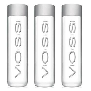 Imagem de Kit 03 Unid Água Mineral Voss Sem Gás 850Ml Garrafa Plástico