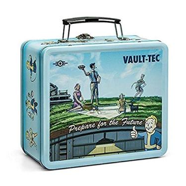 Imagem de FanWraps Fallout Shelter Vault-Tec Prop Replica Tin Tote