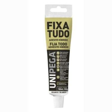 Imagem de Selante Adesivo Fixa Tudo Bisnaga 50ml Branco Unipega