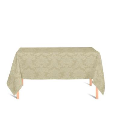 Imagem de Toalha de Mesa Retangular em Tecido Jacquard 100% Poliéster Medalhão P