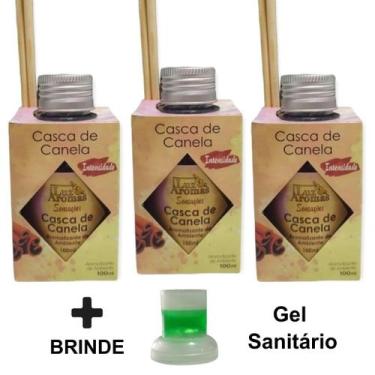 Imagem de 3 Aromatizador Ambiente Vareta Difusor Cheiroso Perfume Casa 100ml Odo