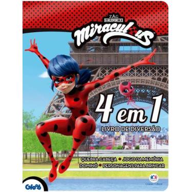 Imagem de Livro - Ladybug - 4 em 1 - Livro de diversão