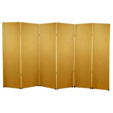 Imagem de Biombo Liso Reto 6 Folhas c/ 12 Pezinhos - ComercialMasul