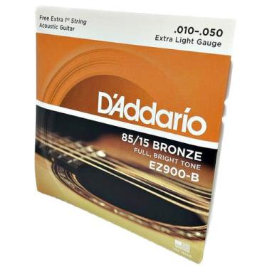 Imagem de Encordoamento 10-50 D'Addario Original Aço Violão EZ900-B - Daddario (