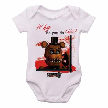 Imagem de body nenê criança roupa bebê Five Nights at Freddy's Toy Freddy - Empó
