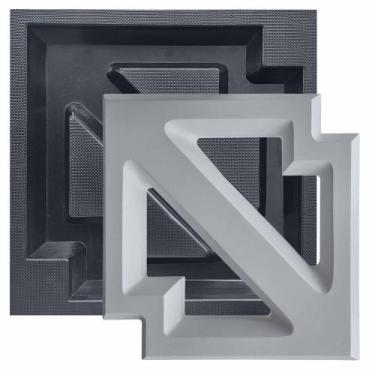 Imagem de Forma 3d Abs Cobogó Concreto Profissional Elemento Vazado - Malta - Xm