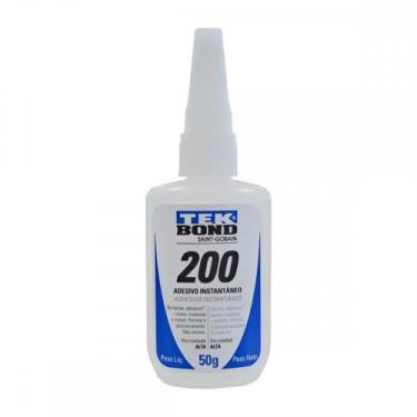 Imagem de Cola Instantanea Tekbond 200 - Nao Entope - Bico Tipo ''A'' Alta Visco