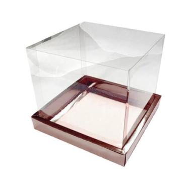 Imagem de Caixa Panetone Marrom 500G com 5 unidades -  Assk - Rizzo